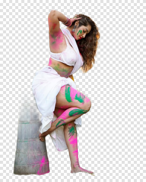Holi Hot Girl Png HD Image For CB Editing