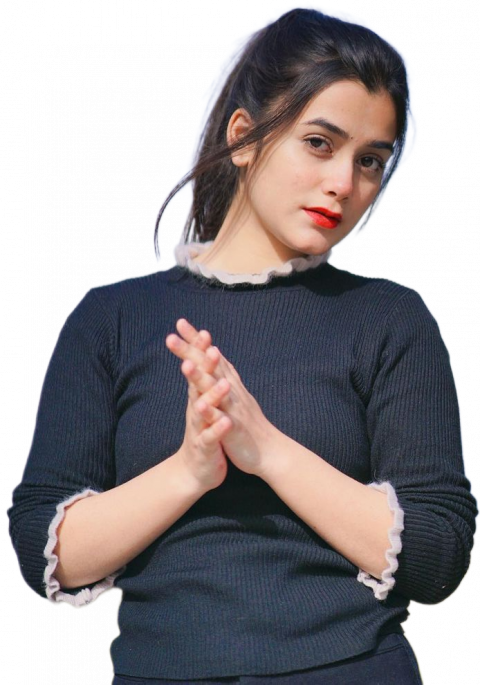 Hot Girl Png In Black Dress For Photo Editing