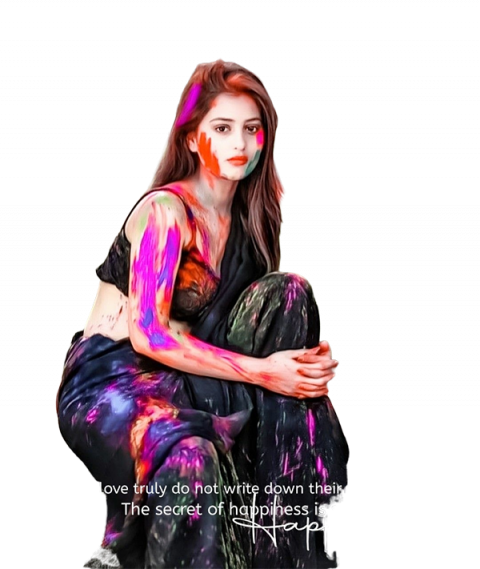 Hot Girls PNG Image For Happy Holi Editing Full HD New