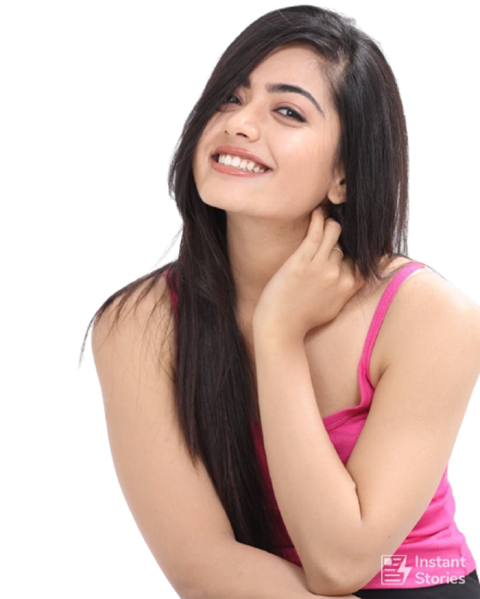 Hot Rashmika Mandanna PNG Image Download