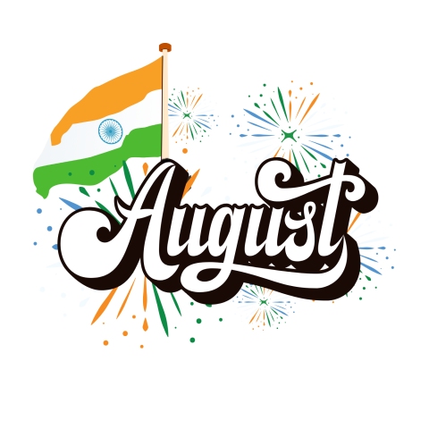 Illustration of Indian flag in vector format for 15 August celebration PNg