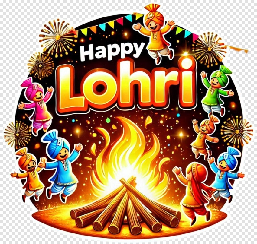 India Lohri Png Clipart Free For Banners And Flyers