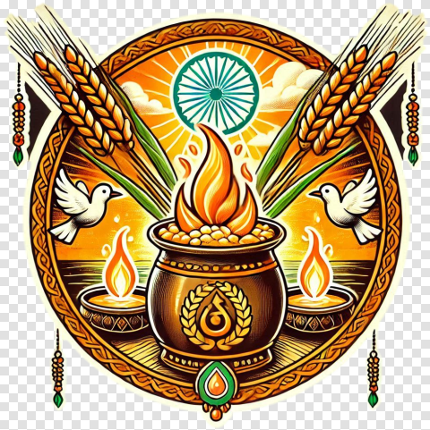 India Lohri Png For Festive Posters Editing Image