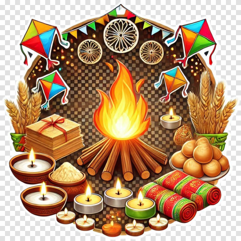 India Lohri Png For Graphic Projects Hd Image Editing