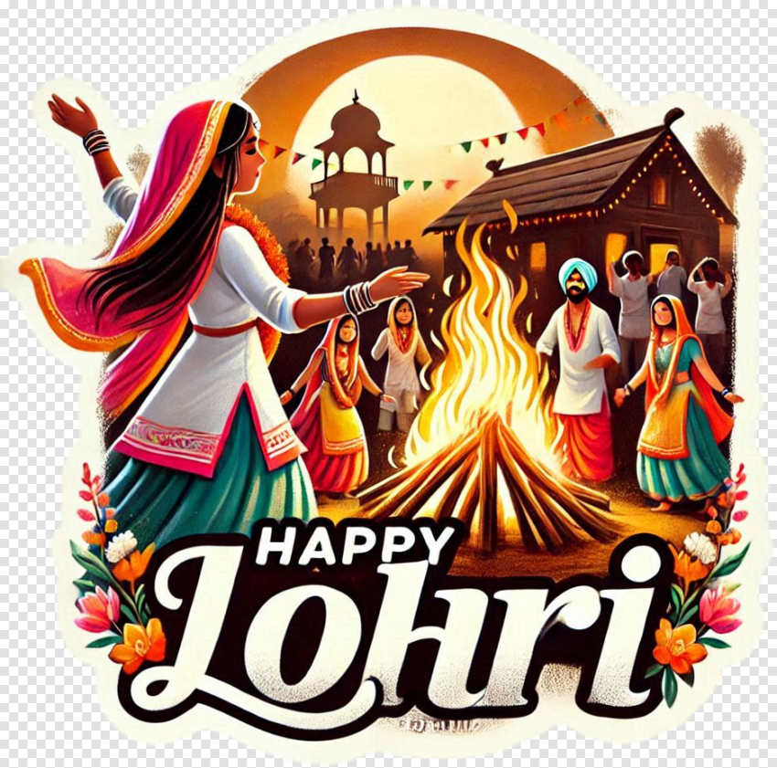 India Lohri Png For Personalized Greetings