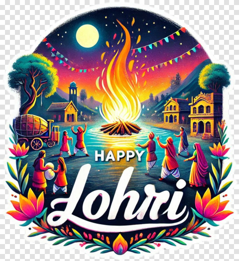 India Lohri Png Hd For Creative Festival Projects
