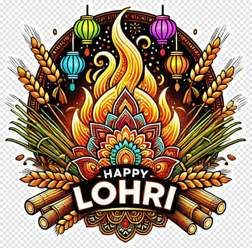 India Lohri Text Cb Png With Festive Vibes