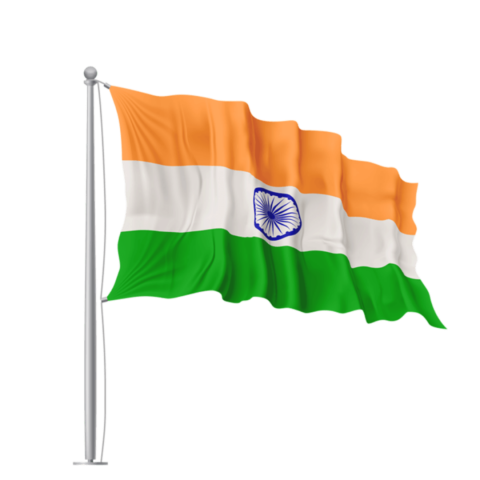 Indian flag tranparent background