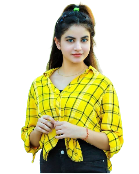 Indian Girl Png Full HD in Yellow Dress