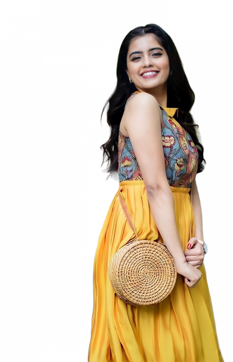 Indian Girl Png HD For Photoshop Editing Yellow Dress