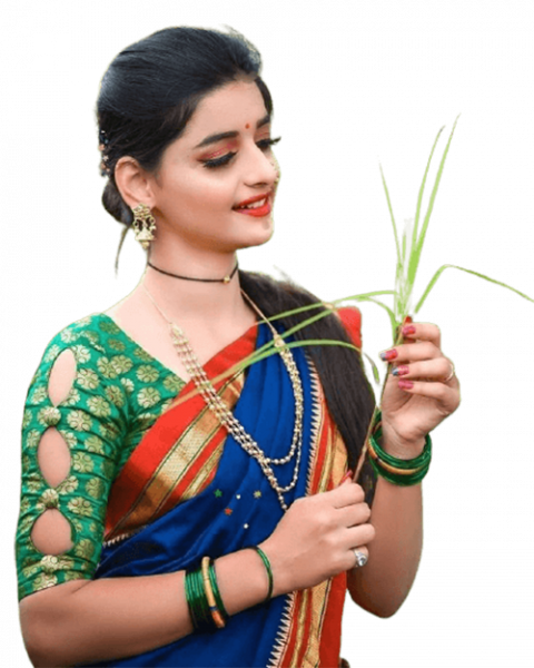 Indian Girl PNG With Saree Images Full HD Transparent Background