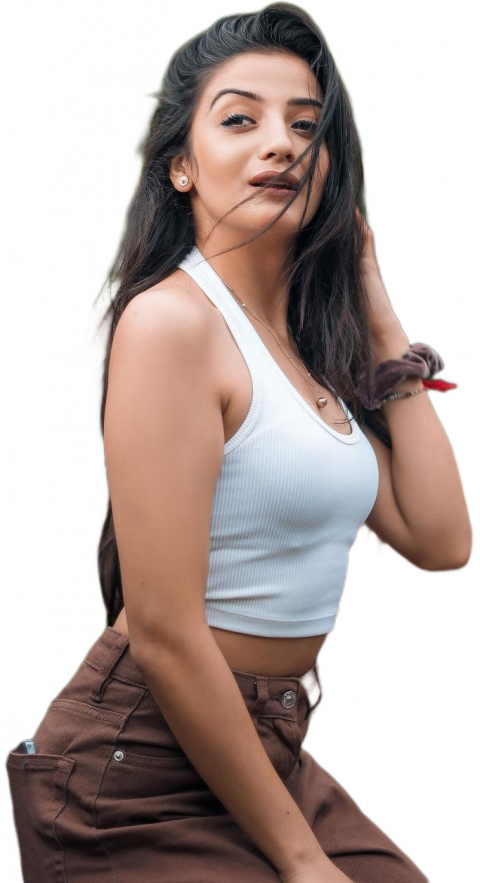 Indian Model Girl PNG Without Background HD