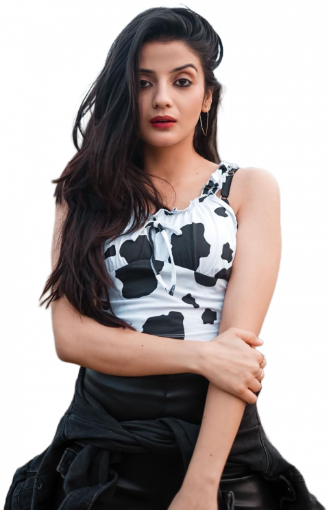 Indian Model Girl PNG Without Background HD