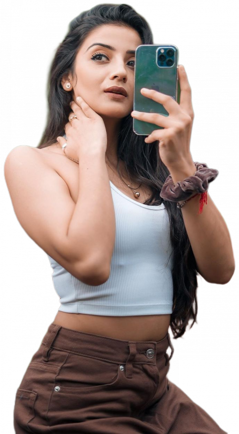 Indian Model Girl PNG Without Background HD