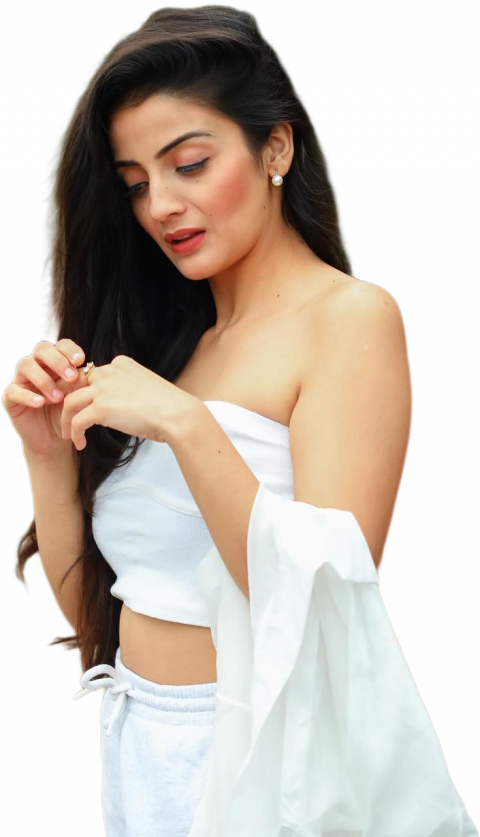 Indian Model Girl PNG Without Background HD