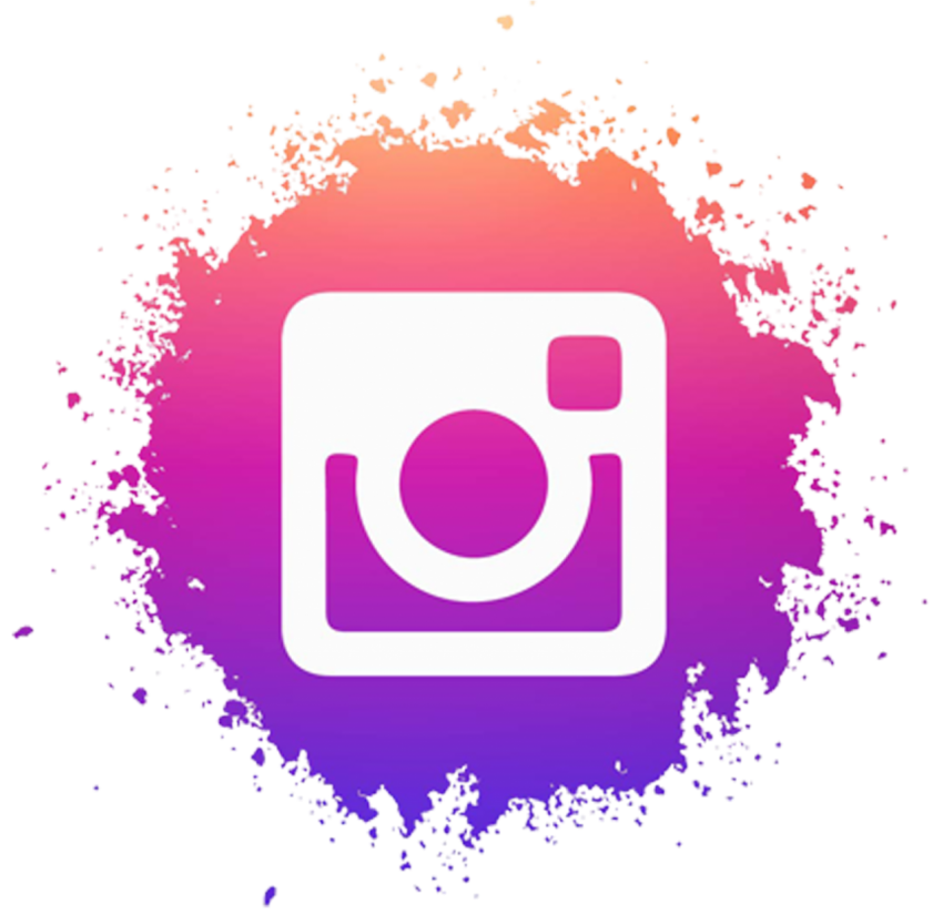 Instagram Logo PNG Brush Splash HD