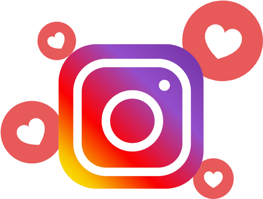 Instagram Logo PNG Image with Love icon