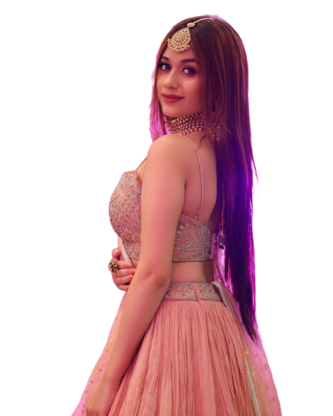 Jannat Zubair Quite Girls Png Hd in Pink Dress