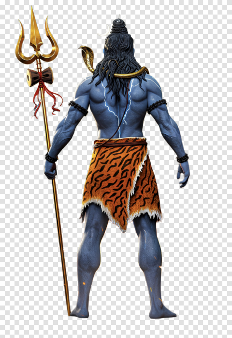 Lord Shiva Back PNG HD 4k Image Free Download