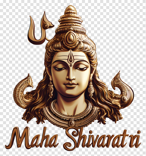 Maha Shivratri Mahadev Face Png Clipart Image