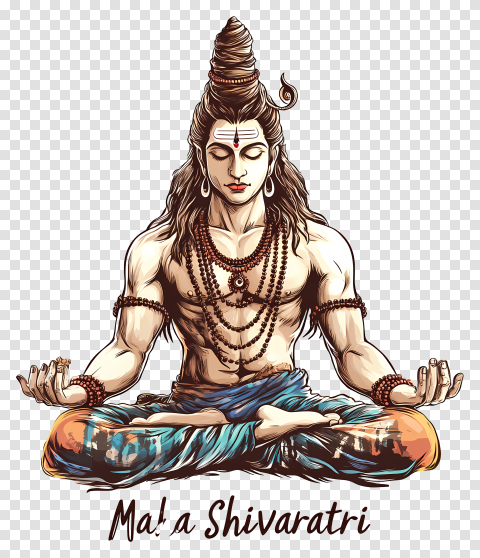 Maha Shivratri Png For Sitting Shiva Png Editing