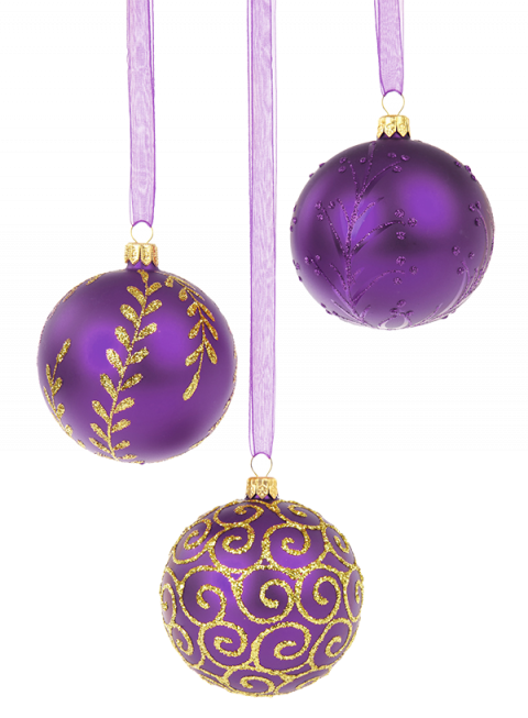 Merry Christmas Baubles Png Download Free