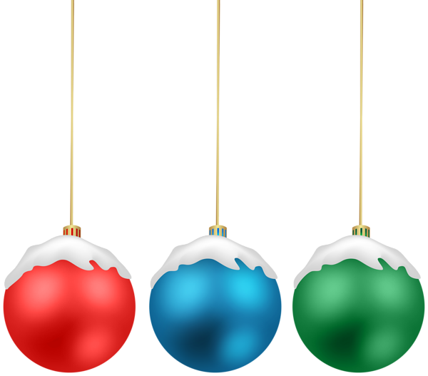 Merry Christmas Baubles PNG Images Download