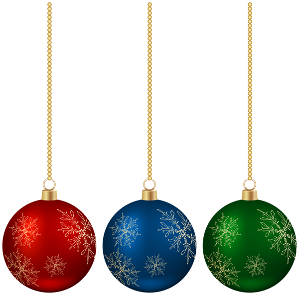 Merry Christmas Baubles PNG Images Download HD