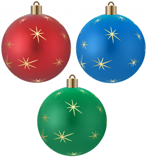 Merry Christmas Baubles PNG Images Download New