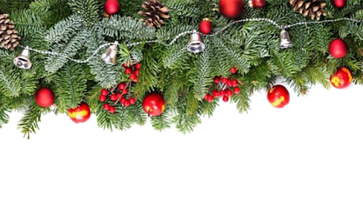 Merry Christmas Garland PNG Download Free HD