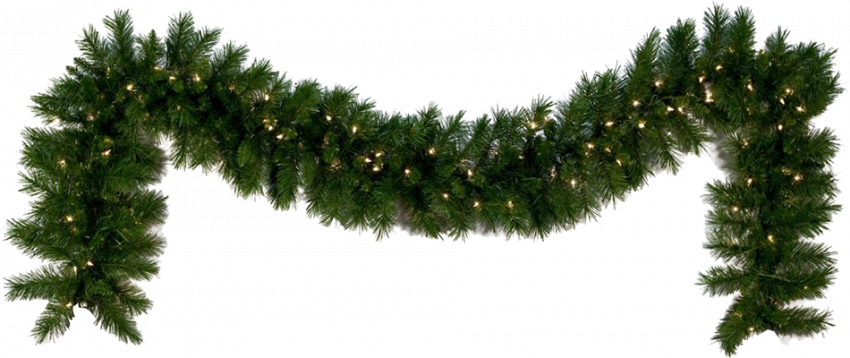 Merry Christmas Garland PNG Free Download