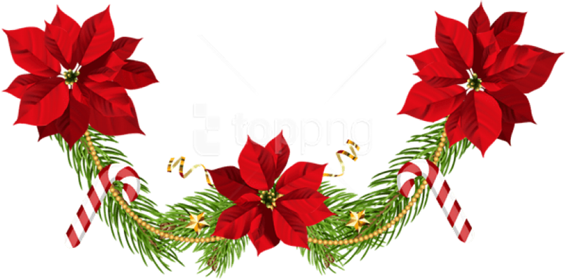 Merry Christmas Garland PNG Free Download
