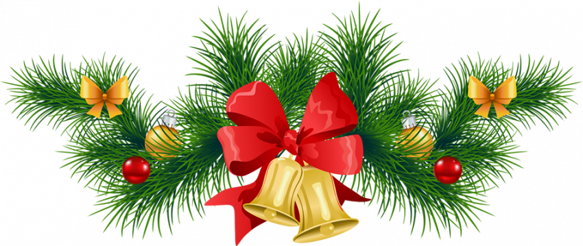 Merry Christmas Garland PNG Free Download