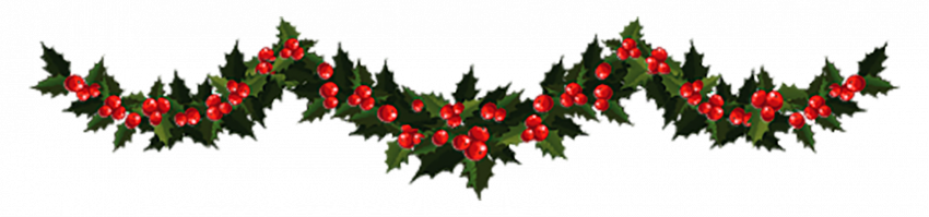 Merry Christmas Garland PNG Free Download