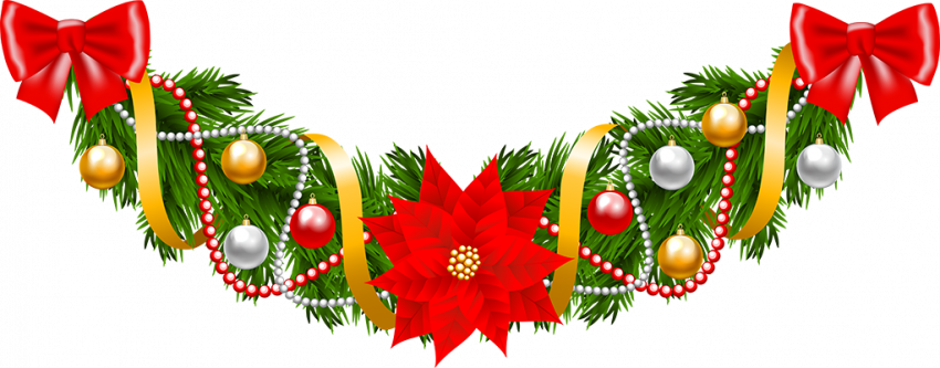 Merry Christmas Garland PNG Images Download HD