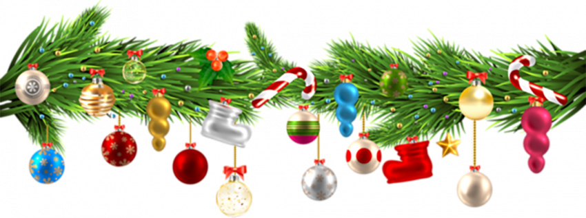 Merry Christmas Garland PNG Images Download HD