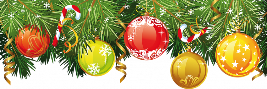 Merry Christmas Garland PNG Images Download HD