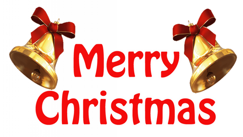Merry Christmas Text Design PNG Clipart