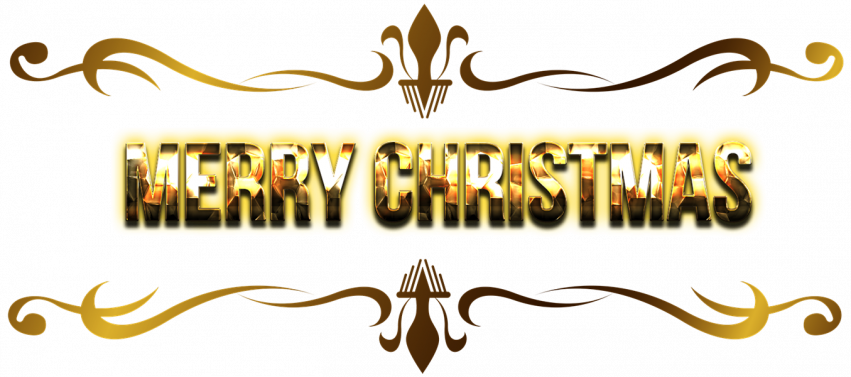 Merry Christmas Text Png Fee Download HD