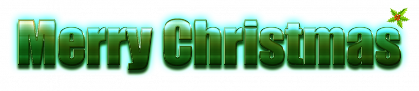 Merry Christmas Text Png Fee Download HD