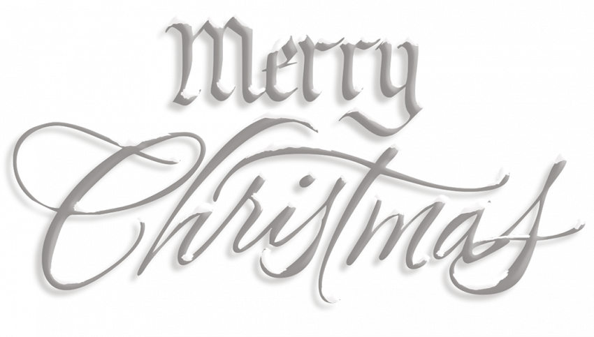 Merry Christmas Text PNG Free Download