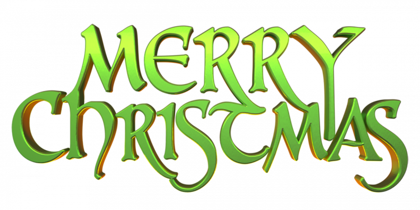 Merry Christmas Text PNG Image HD Download