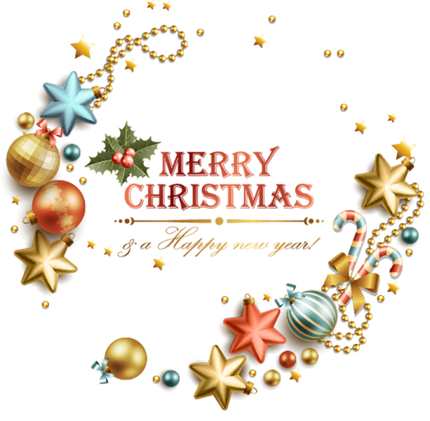 Merry Christmas Text PNG Image HD Download