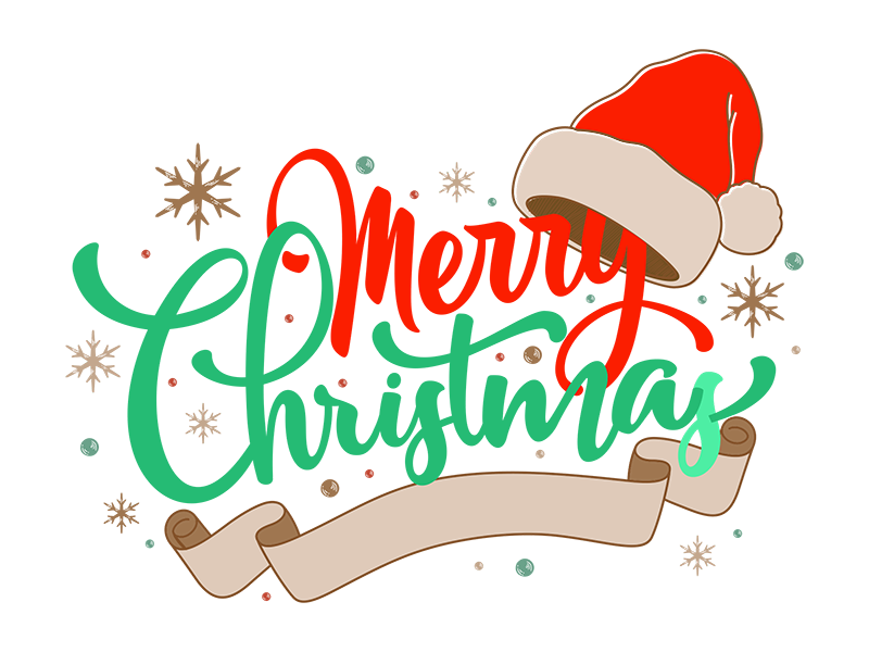 Merry Christmas Text Png Transparent Download