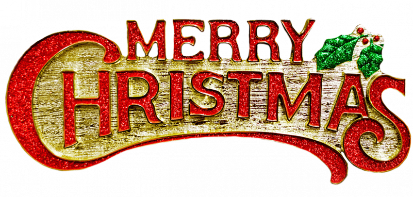 Merry Christmas Text Png Transparent Download