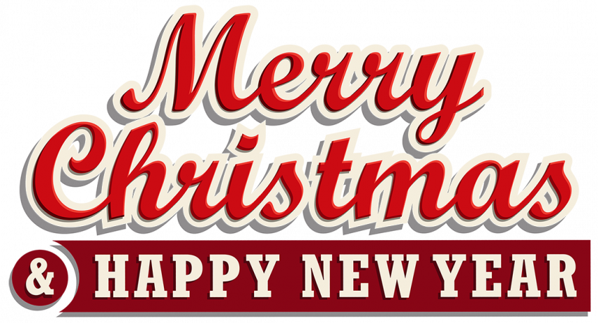 Merry Christmas Text PNG Transparent HD