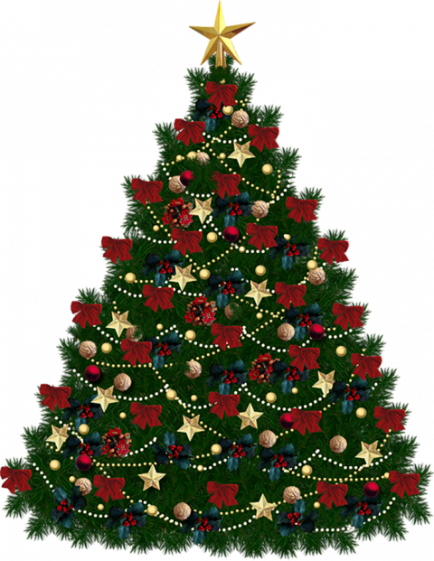 Merry Christmas Tree PNG Images Download