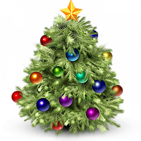 Merry Christmas Tree PNG Images Download
