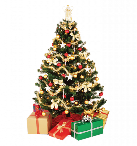Merry Christmas Tree PNG Images Download