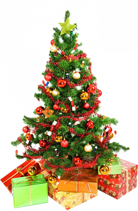 Merry Christmas Tree PNG Images Download